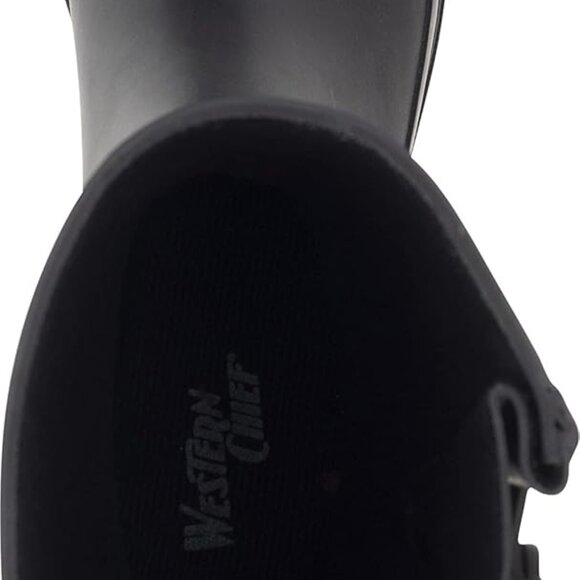 Women Waterproof Rain Boots Mid Height Rubber Calf High Slip-Resistant - Picture 5 of 9